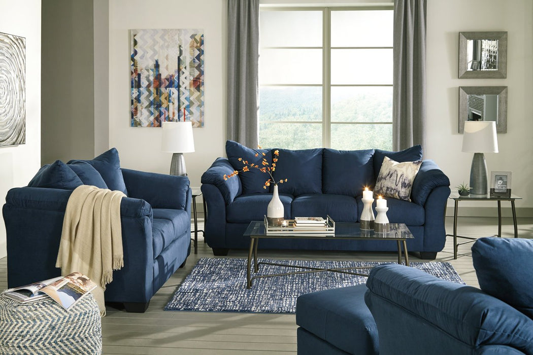 Darcy Blue Sofa - 7500738 - Gate Furniture