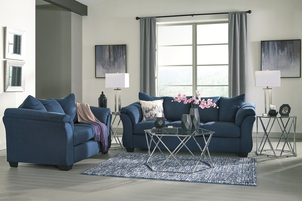 Darcy Blue Sofa - 7500738 - Gate Furniture