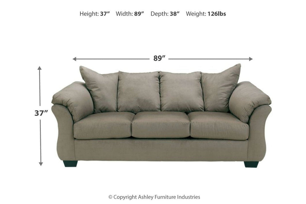 Darcy Cobblestone Sofa - 7500538 - Gate Furniture
