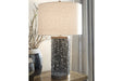 Dayo Gray/Gold Finish Table Lamp - L207364 - Gate Furniture