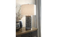 Dayo Gray/Gold Finish Table Lamp - L207364 - Gate Furniture