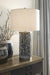 Dayo Gray/Gold Finish Table Lamp - L207364 - Gate Furniture