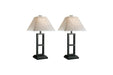 Deidra Black Table Lamp (Set of 2) - L318924 - Gate Furniture