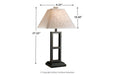 Deidra Black Table Lamp (Set of 2) - L318924 - Gate Furniture
