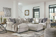 Dellara Chalk LAF Sectional - Gate Furniture