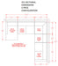 Dellara Chalk LAF Sectional - Gate Furniture