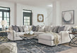 Dellara Chalk RAF Sectional - Gate Furniture