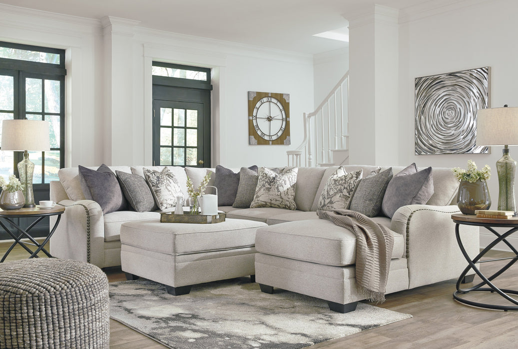 Dellara Chalk RAF Sectional - Gate Furniture