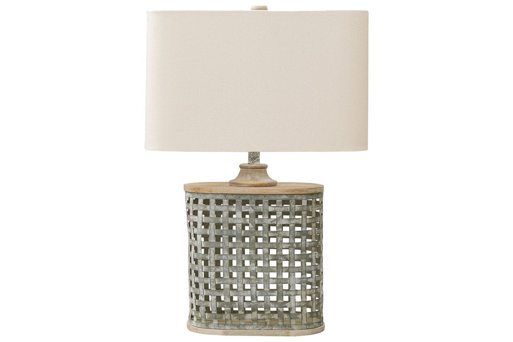 Deondra Gray Table Lamp - L208234 - Gate Furniture