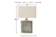 Deondra Gray Table Lamp - L208234 - Gate Furniture