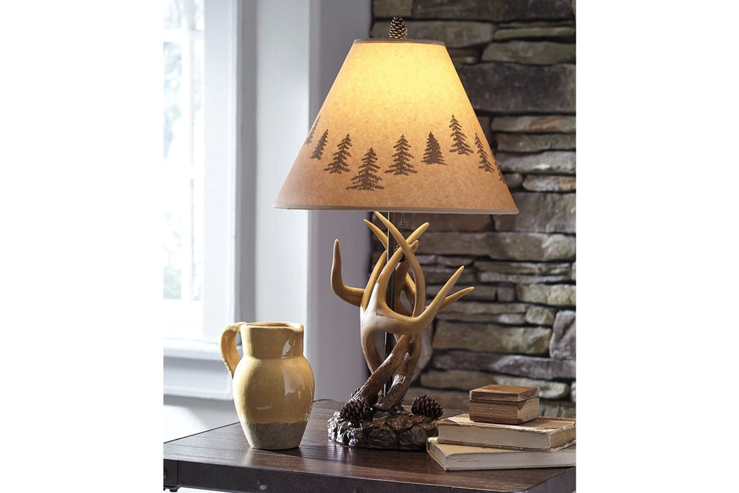 Derek Brown Table Lamp (Set of 2) - L316984 - Gate Furniture