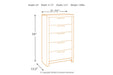 Derekson Multi Gray Chest of Drawers - B200-46 - Gate Furniture