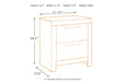 Derekson Multi Gray Nightstand - B200-92 - Gate Furniture