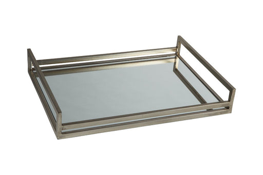 Derex Champagne Finish Tray - A2000255 - Gate Furniture