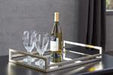 Derex Champagne Finish Tray - A2000255 - Gate Furniture
