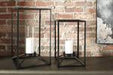 Dimtrois Black Lantern (Set of 2) - A2000133 - Gate Furniture