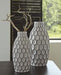 Dionna White Vase (Set of 2) - A2000329 - Gate Furniture