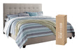 Dolante Beige Queen Upholstered Bed - B130-581 - Gate Furniture