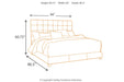 Dolante Beige Queen Upholstered Bed - B130-581 - Gate Furniture