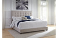 Dolante Beige Queen Upholstered Bed - B130-581 - Gate Furniture