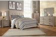Dolante Beige Queen Upholstered Bed - B130-581 - Gate Furniture