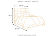 Dolante Gray King Upholstered Bed - B130-382 - Gate Furniture
