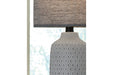 Donnford Charcoal Table Lamp - L180134 - Gate Furniture