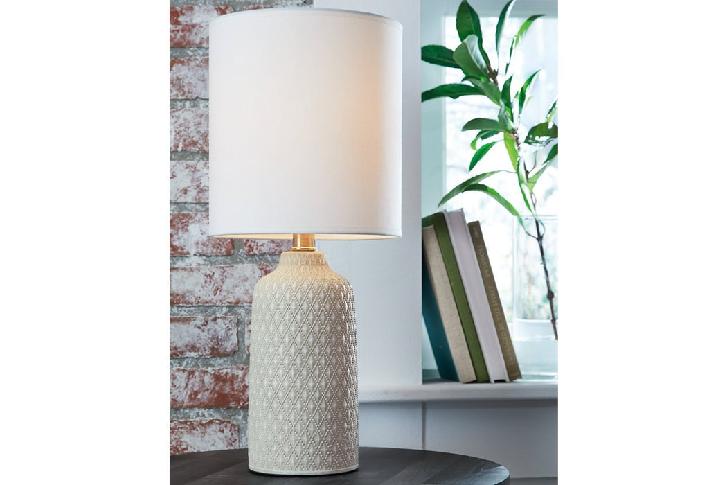 Donnford Gray Table Lamp - L180114 - Gate Furniture