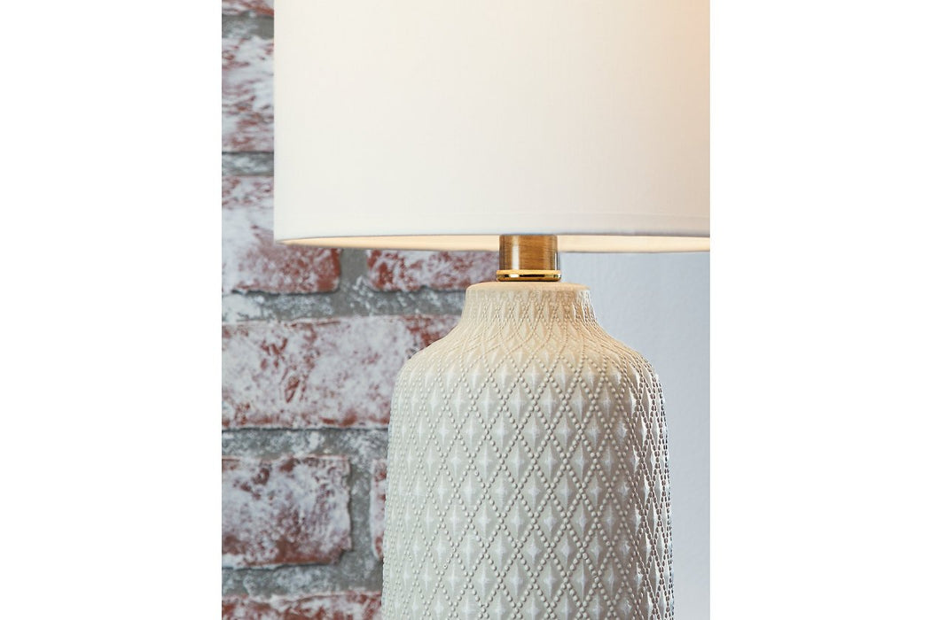 Donnford Gray Table Lamp - L180114 - Gate Furniture