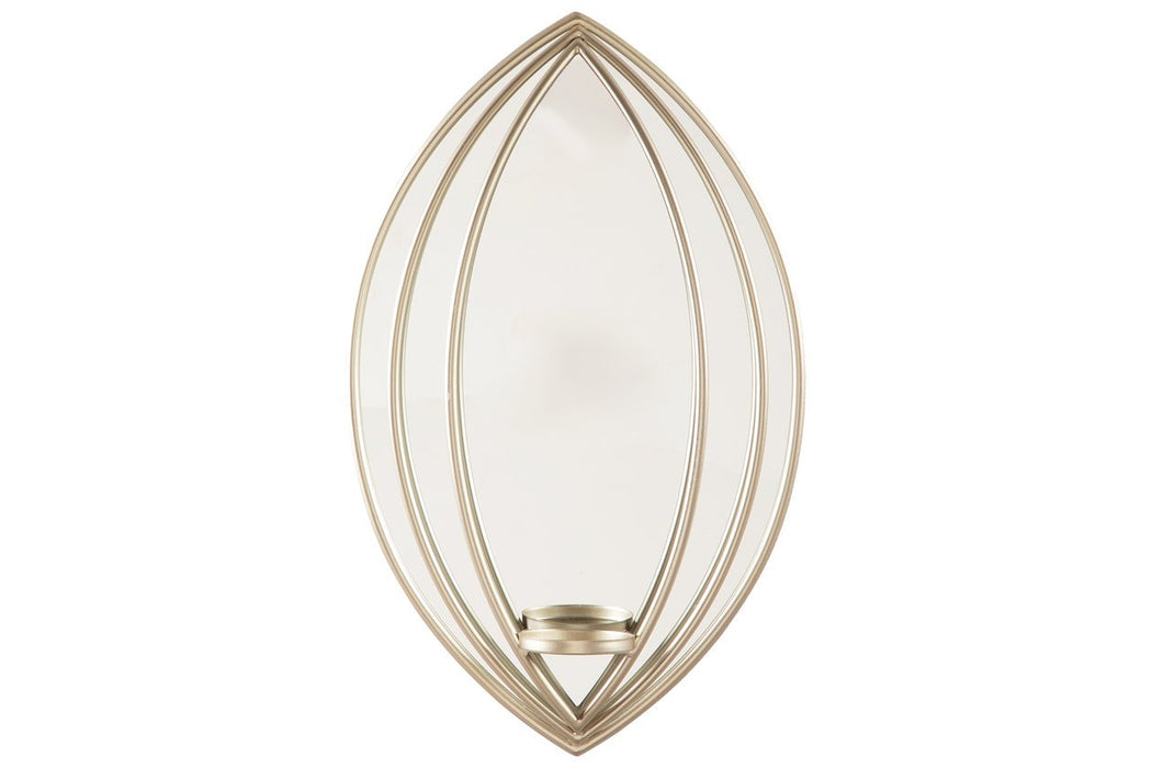 Donnica Silver Finish Wall Sconce - A8010154 - Gate Furniture