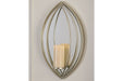 Donnica Silver Finish Wall Sconce - A8010154 - Gate Furniture