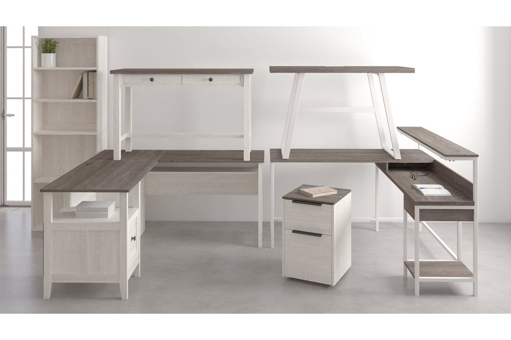 Dorrinson Two-tone 47" Home Office Desk - H287-14 - Gate Furniture