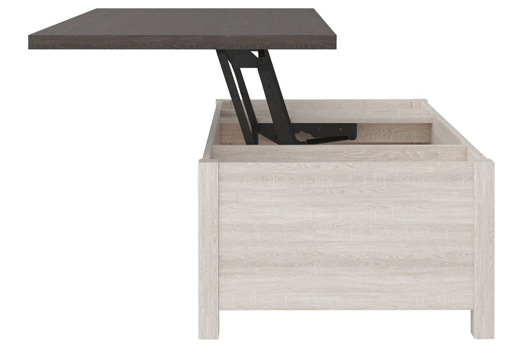 Dorrinson Two-tone Coffee Table with Lift Top - T287-9 - Gate Furniture