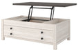 Dorrinson Two-tone Coffee Table with Lift Top - T287-9 - Gate Furniture