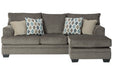 Dorsten Slate Sofa Chaise - 7720418 - Gate Furniture