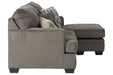 Dorsten Slate Sofa Chaise - 7720418 - Gate Furniture