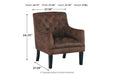 Drakelle Mahogany Accent Chair - A3000051 - Gate Furniture