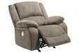 Draycoll Pewter Power Recliner - 7650598 - Gate Furniture