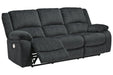 Draycoll Slate Power Reclining Sofa - 7650487 - Gate Furniture
