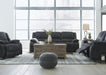 Draycoll Slate Reclining Living Room Set - Gate Furniture