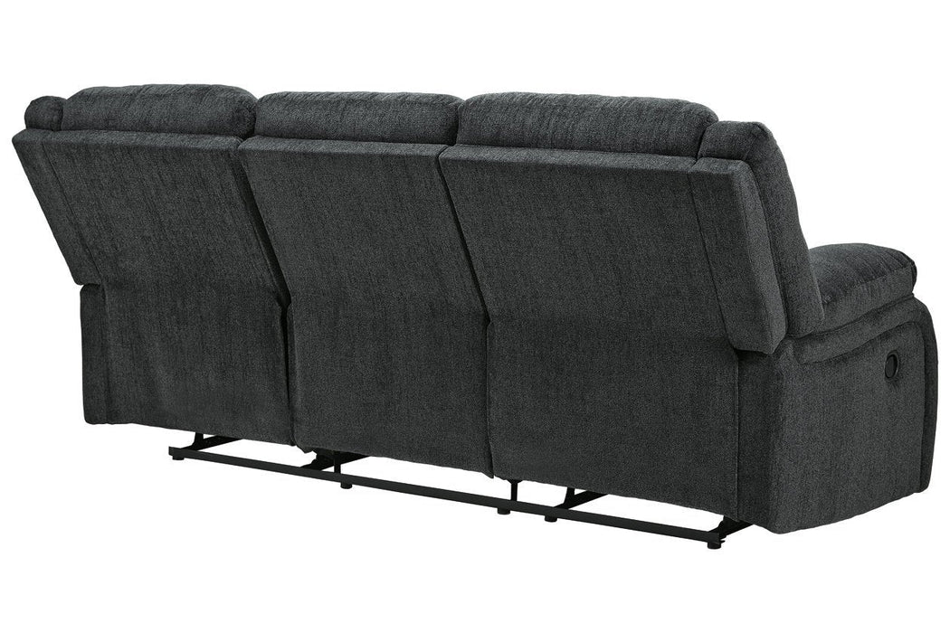 Draycoll Slate Reclining Sofa - 7650488 - Gate Furniture