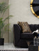 Dream Black Velvet Sofa & Loveseat - DREAMBLACK-SL - Gate Furniture