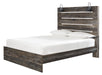 Drystan Brown Queen Panel Bed - Gate Furniture