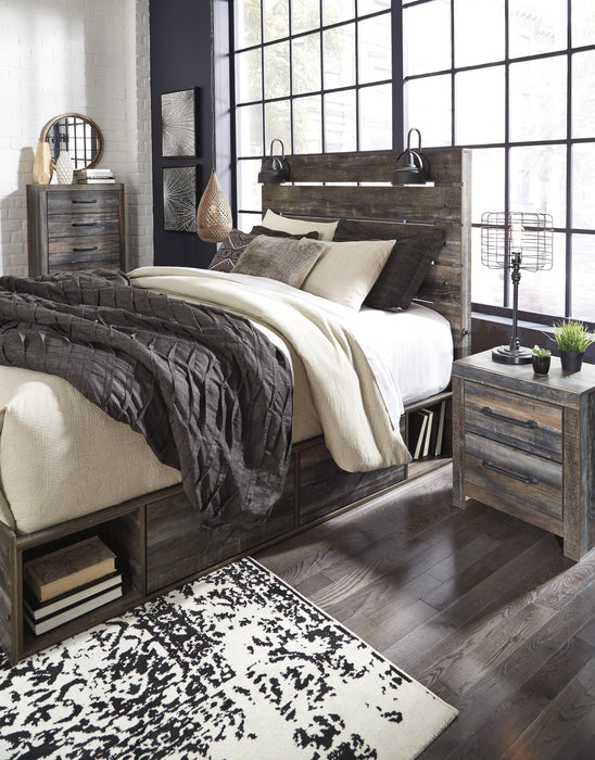 Drystan Brown Storage Platform Bedroom Set - Gate Furniture