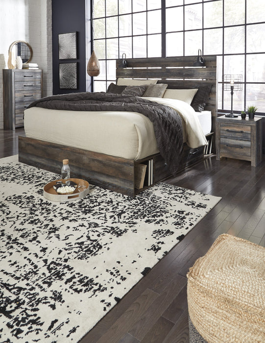 Drystan Brown Storage Platform Bedroom Set - Gate Furniture