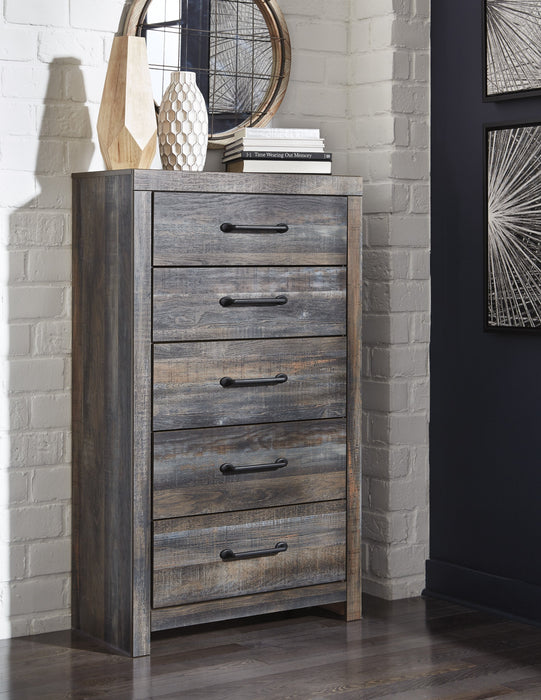 Drystan Brown Storage Platform Bedroom Set - Gate Furniture