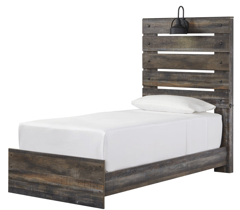 Drystan Brown Youth Panel Bedroom Set - Gate Furniture