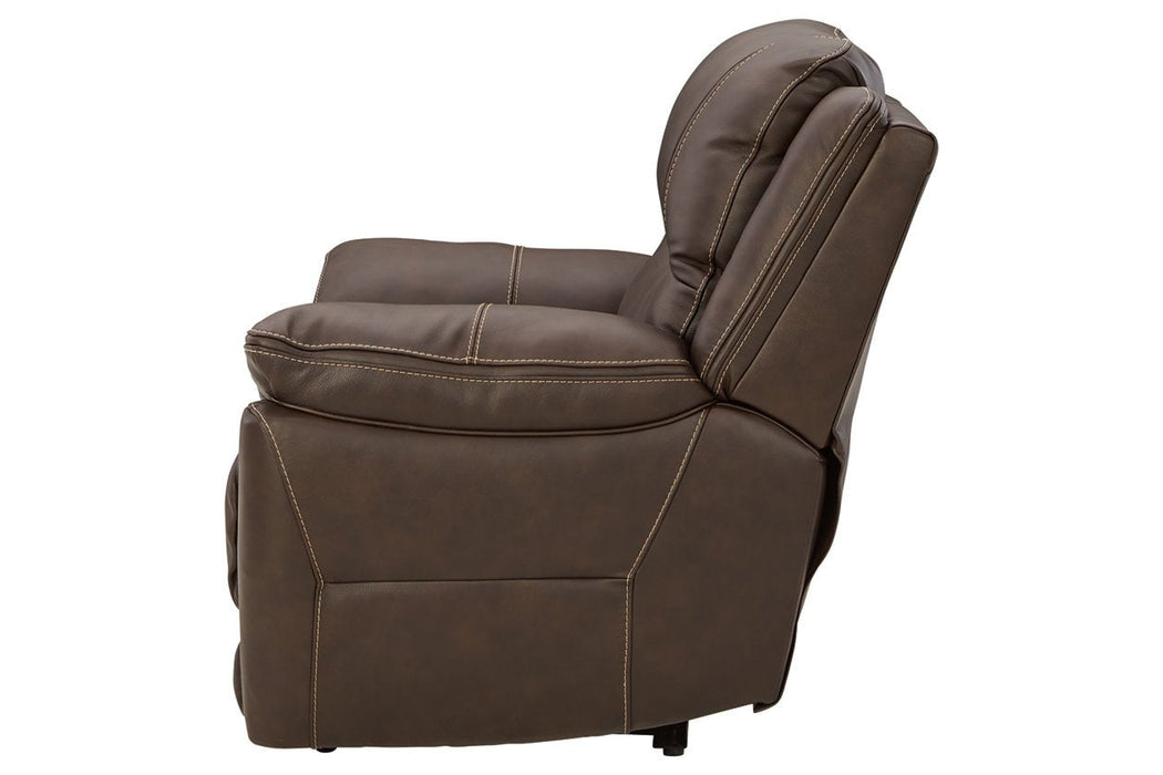 Dunleith Chocolate Power Recliner - U7160482 - Gate Furniture