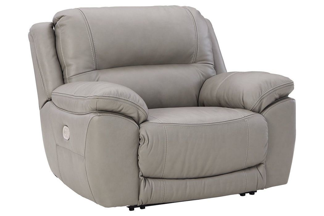 Dunleith Gray Power Recliner - U7160582 - Gate Furniture