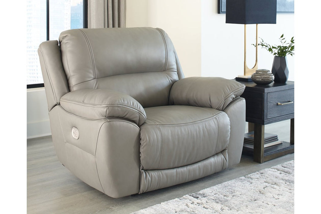 Dunleith Gray Power Recliner - U7160582 - Gate Furniture